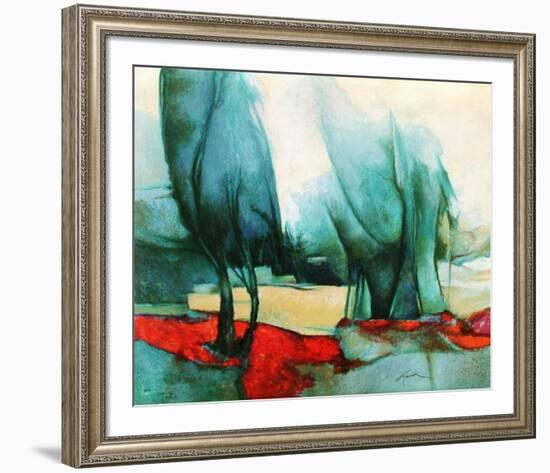 p - Les grands arbres-Claude Gaveau-Framed Premium Edition