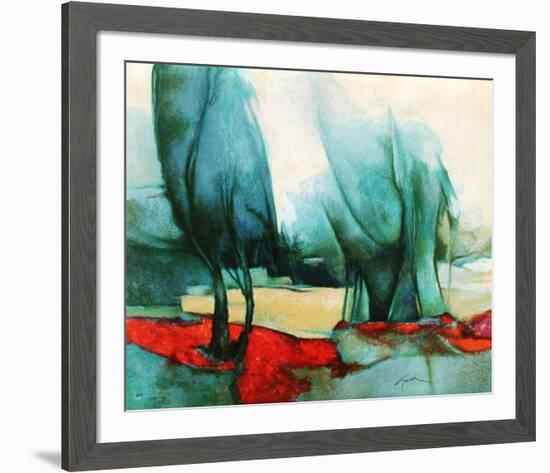 p - Les grands arbres-Claude Gaveau-Framed Premium Edition