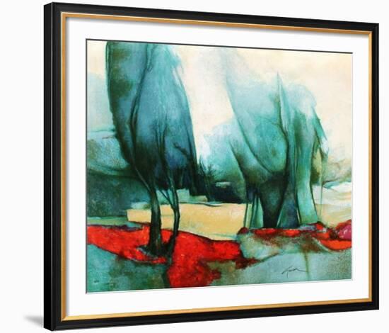 p - Les grands arbres-Claude Gaveau-Framed Premium Edition