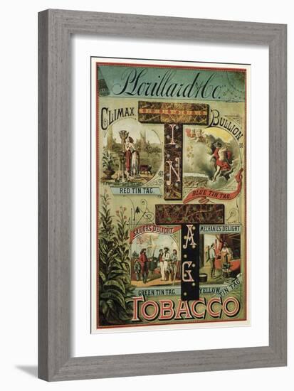 P Lorillard Tobacco-null-Framed Giclee Print