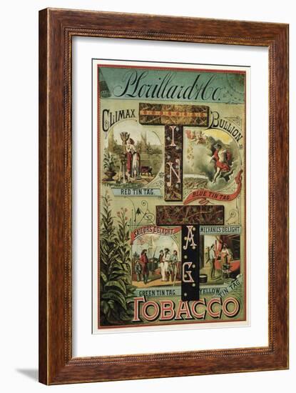 P Lorillard Tobacco-null-Framed Giclee Print