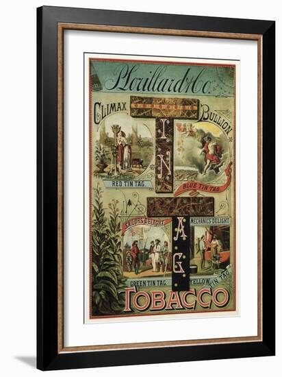 P Lorillard Tobacco-null-Framed Giclee Print