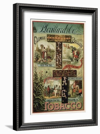 P Lorillard Tobacco-null-Framed Giclee Print