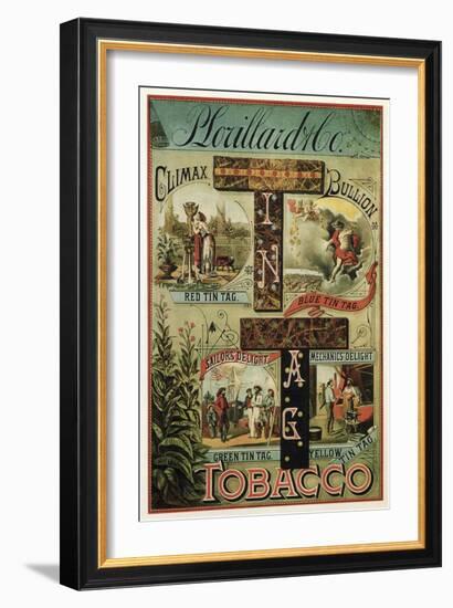 P Lorillard Tobacco-null-Framed Giclee Print