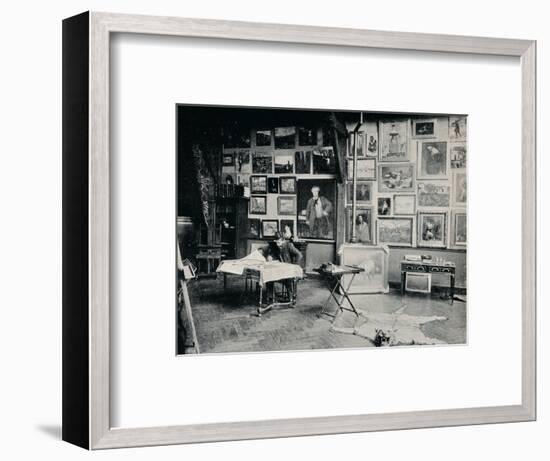 'P. Roll in his Studio', c1897-Unknown-Framed Photographic Print