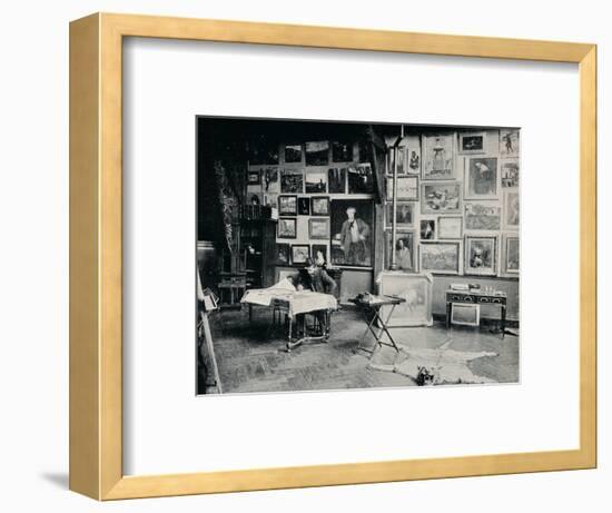 'P. Roll in his Studio', c1897-Unknown-Framed Photographic Print