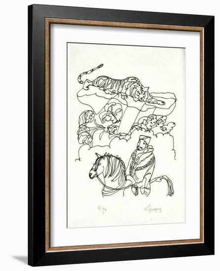 PA - Le tigre des Ming 02-Charles Lapicque-Framed Limited Edition