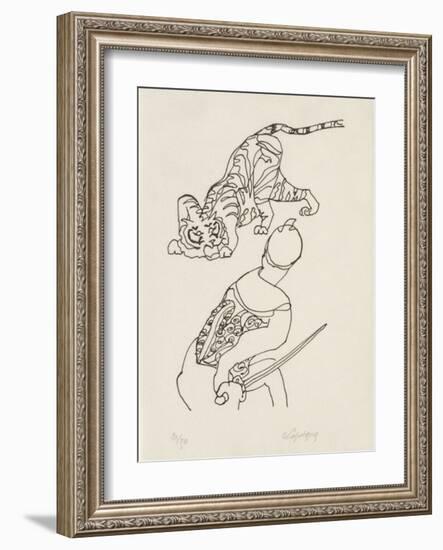 PA - Le tigre des Ming 09-Charles Lapicque-Framed Limited Edition