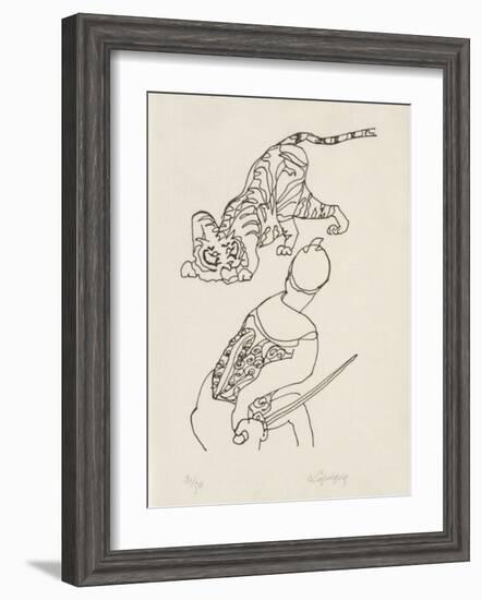 PA - Le tigre des Ming 09-Charles Lapicque-Framed Limited Edition