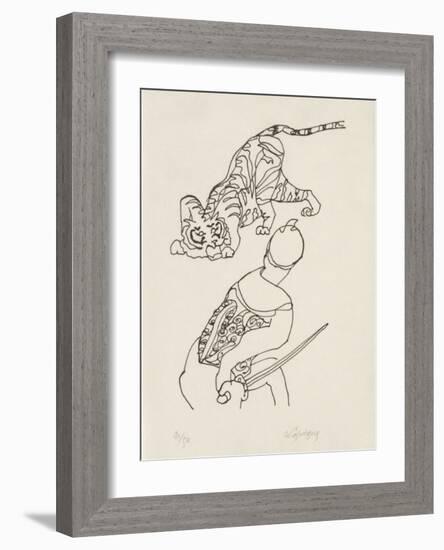 PA - Le tigre des Ming 09-Charles Lapicque-Framed Limited Edition