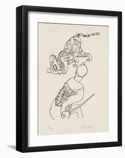 PA - Le tigre des Ming 09-Charles Lapicque-Framed Limited Edition