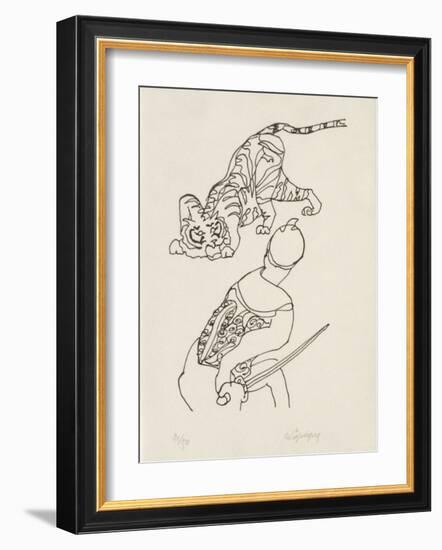 PA - Le tigre des Ming 09-Charles Lapicque-Framed Limited Edition