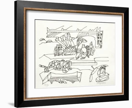 PA - Le tigre des Ming 12-Charles Lapicque-Framed Limited Edition