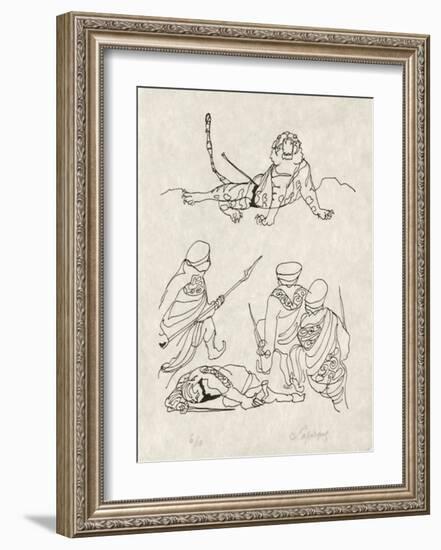 PA - Le tigre des Ming 14-Charles Lapicque-Framed Limited Edition