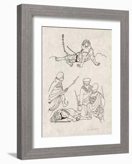 PA - Le tigre des Ming 14-Charles Lapicque-Framed Limited Edition