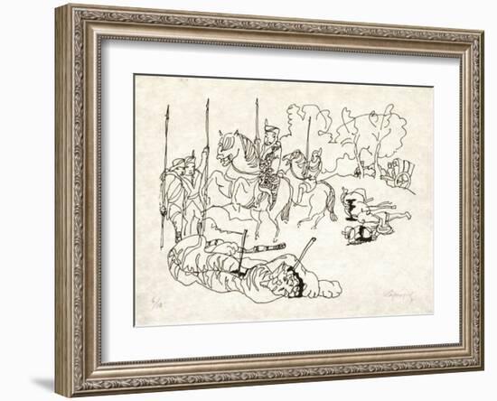 PA - Le tigre des Ming 15-Charles Lapicque-Framed Limited Edition