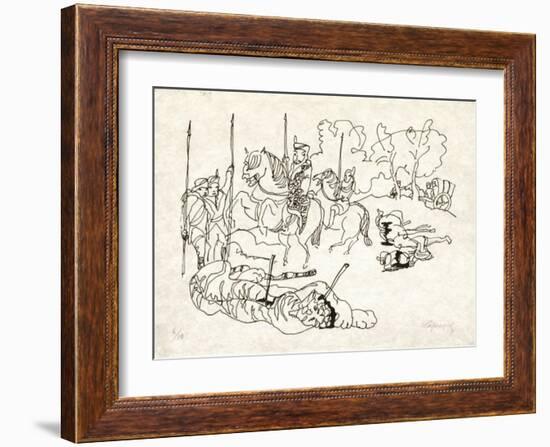 PA - Le tigre des Ming 15-Charles Lapicque-Framed Limited Edition