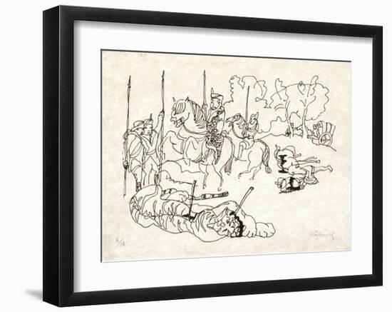 PA - Le tigre des Ming 15-Charles Lapicque-Framed Limited Edition