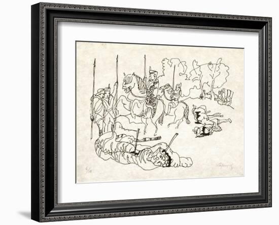 PA - Le tigre des Ming 15-Charles Lapicque-Framed Limited Edition