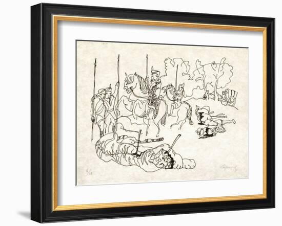 PA - Le tigre des Ming 15-Charles Lapicque-Framed Limited Edition