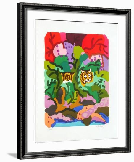 PA - Tigre dans la jungle-Charles Lapicque-Framed Limited Edition