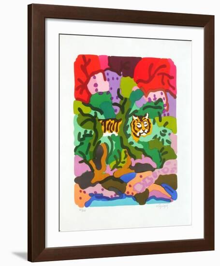 PA - Tigre dans la jungle-Charles Lapicque-Framed Limited Edition