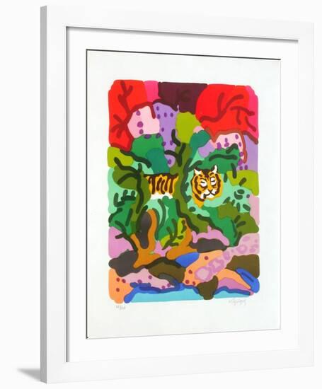 PA - Tigre dans la jungle-Charles Lapicque-Framed Limited Edition