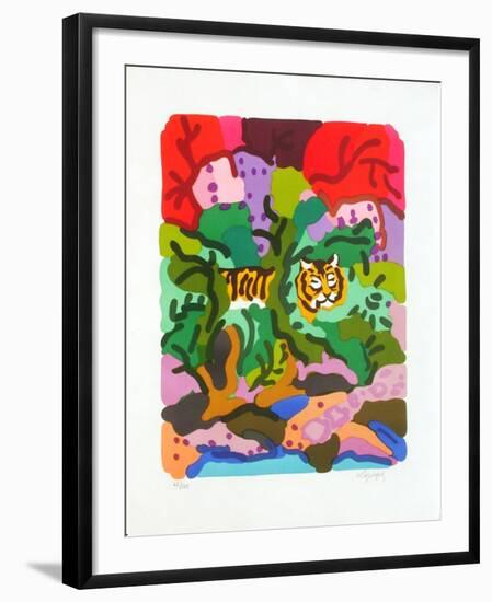 PA - Tigre dans la jungle-Charles Lapicque-Framed Limited Edition
