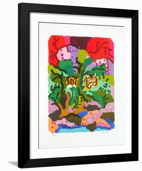 PA - Tigre dans la jungle-Charles Lapicque-Framed Limited Edition