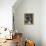 Pablo Casals, the Great Cello Player in His Home in Barcelona-null-Framed Stretched Canvas displayed on a wall