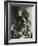 Pablo Casals, the Great Cello Player in His Home in Barcelona-null-Framed Photo