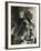 Pablo Casals, the Great Cello Player in His Home in Barcelona-null-Framed Photo