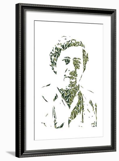 Pablo Escobar-Cristian Mielu-Framed Art Print