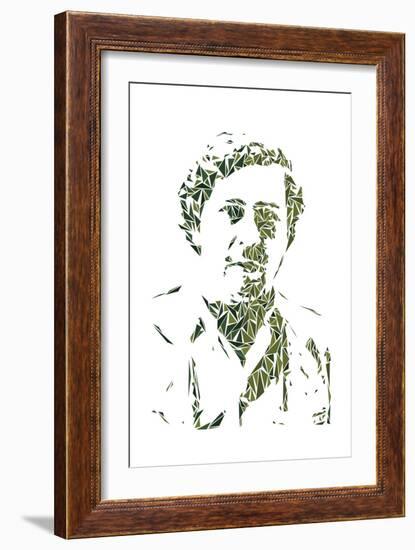 Pablo Escobar-Cristian Mielu-Framed Art Print