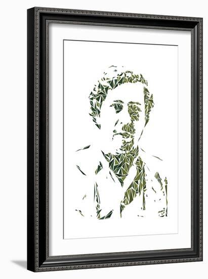 Pablo Escobar-Cristian Mielu-Framed Art Print