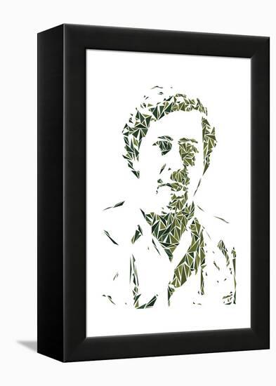 Pablo Escobar-Cristian Mielu-Framed Stretched Canvas