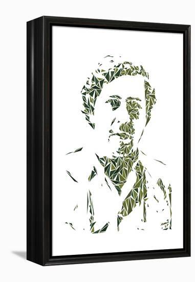 Pablo Escobar-Cristian Mielu-Framed Stretched Canvas