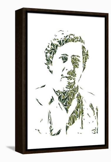 Pablo Escobar-Cristian Mielu-Framed Stretched Canvas