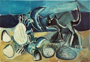 Cat and Crab on the Beach, 1965