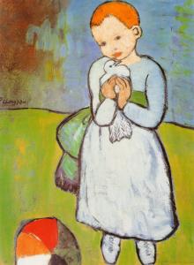 Child with a Dove, c.1901 by Pablo Picasso