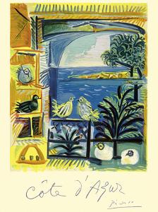Cote d’Azur - Picasso’s Studio Pigeons Velazquez by Pablo Picasso