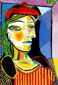 Girl with Red Beret by Pablo Picasso