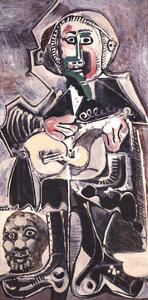 The Guitarist by Pablo Picasso