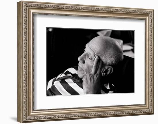 Pablo Picasso, Villa Californie, France-Rene Burri-Framed Art Print