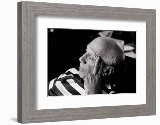 Pablo Picasso, Villa Californie, France-Rene Burri-Framed Art Print