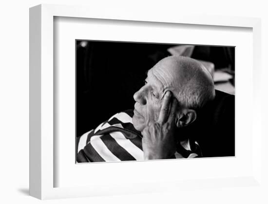 Pablo Picasso, Villa Californie, France-Rene Burri-Framed Art Print