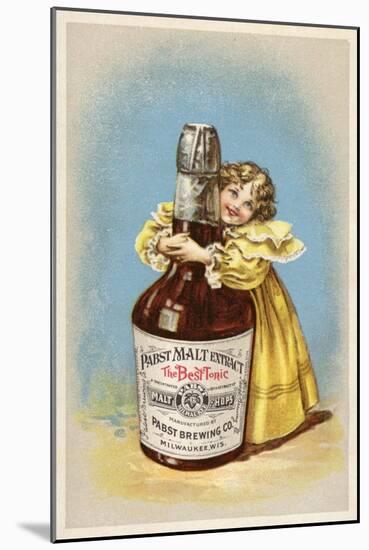 Pabst Malt Extract, the Best Tonic-null-Mounted Giclee Print