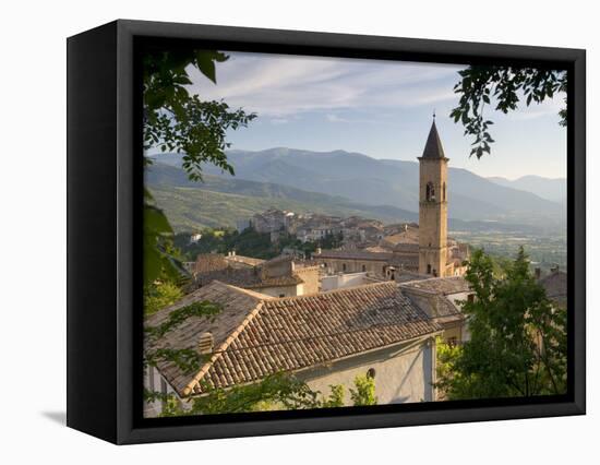Pacentro, Nr. Sulmona, the Abruzzo, Italy-Peter Adams-Framed Premier Image Canvas