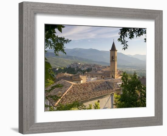 Pacentro, Nr. Sulmona, the Abruzzo, Italy-Peter Adams-Framed Photographic Print