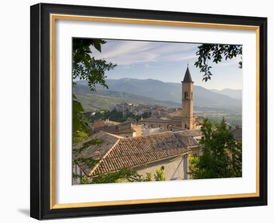 Pacentro, Nr. Sulmona, the Abruzzo, Italy-Peter Adams-Framed Photographic Print